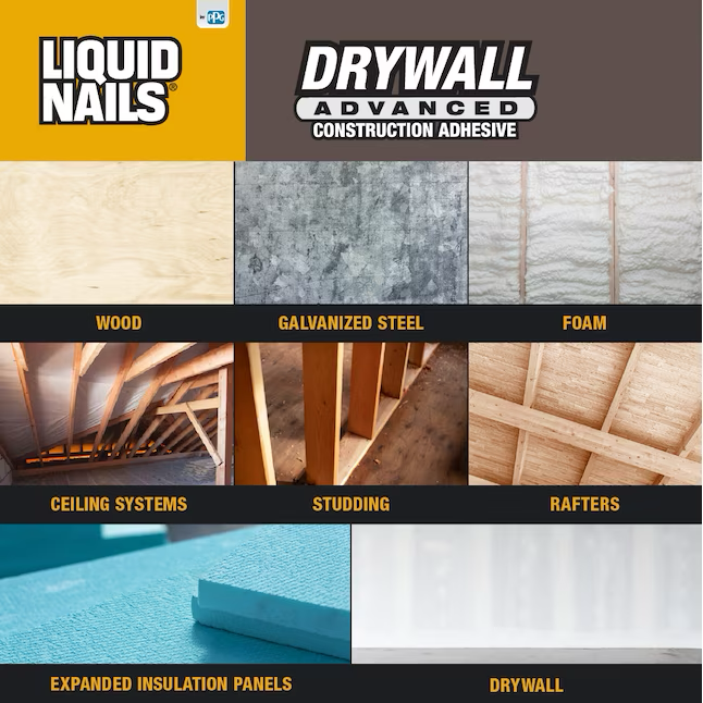 Liquid Nails Off-white Latex Interior Construction Adhesive (28-fl oz)
