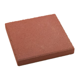12-in L x 12-in W x 2-in H Square Red Concrete Patio Stone