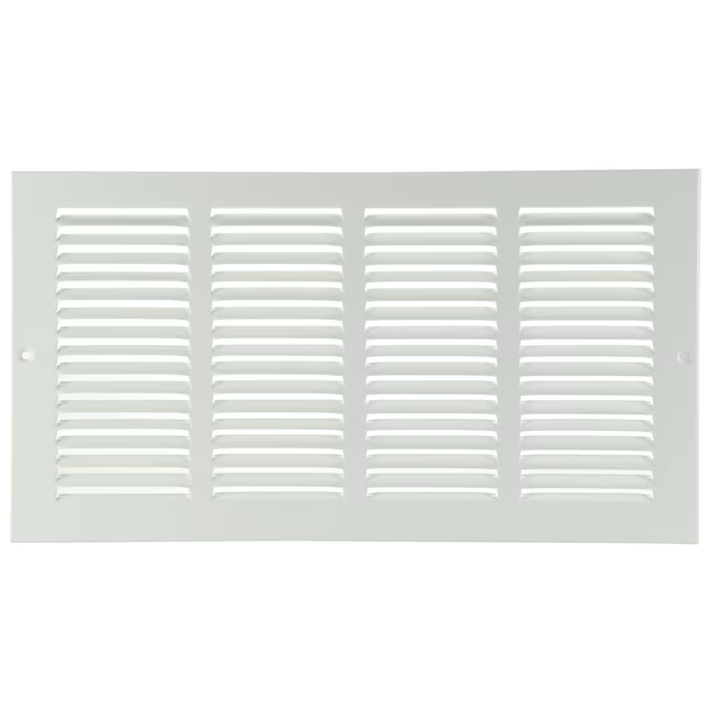 RELIABILT 16 x 6 Zoll Seitenwand-/Deckengitter aus Stahl, weiß