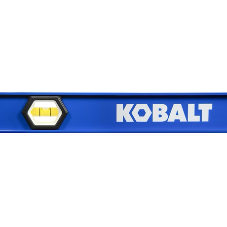 Nivel de viga en I de 4 viales de aluminio Kobalt de 48 pulgadas