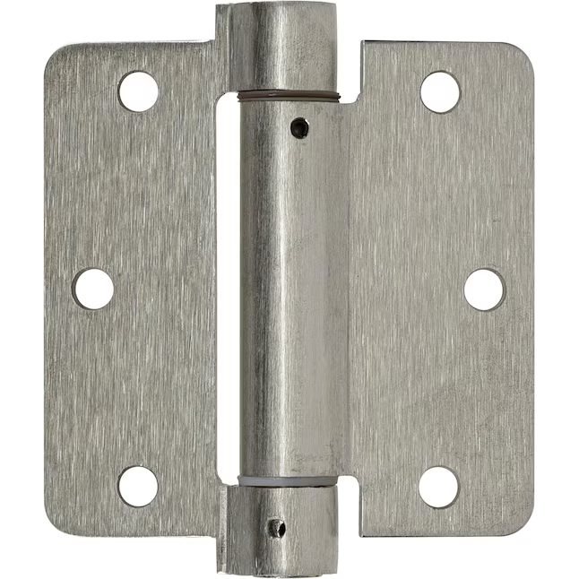 RELIABILT 3-1/2-in H x 1/4-in Radius Satin Nickel Mortise Interior Door Hinge