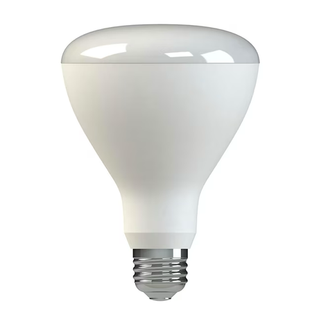 GE PRO Series Bombilla LED regulable EQ BR30 de 65 vatios, base media, color blanco suave (e-26) (paquete de 6) 
