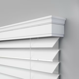 LEVOLOR Trim+Go Persianas horizontales para oscurecimiento de habitaciones, color blanco, inalámbrico, con listones de 2,5 pulgadas de ancho, 67 x 72 pulgadas