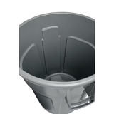 Rubbermaid Commercial Products BRUTE 44-Gallons Gray Plastic Trash Can with Lid