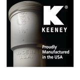Kit de eliminación de salida de extremo de plástico Keeney de 1-1/2 pulgadas