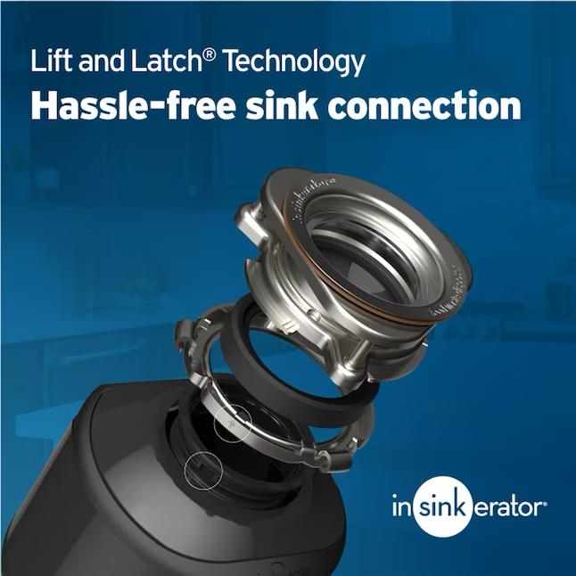 InSinkErator Badger 1XL ohne Kabel, 1/3-HP-Müllentsorgung mit kontinuierlicher Zufuhr 