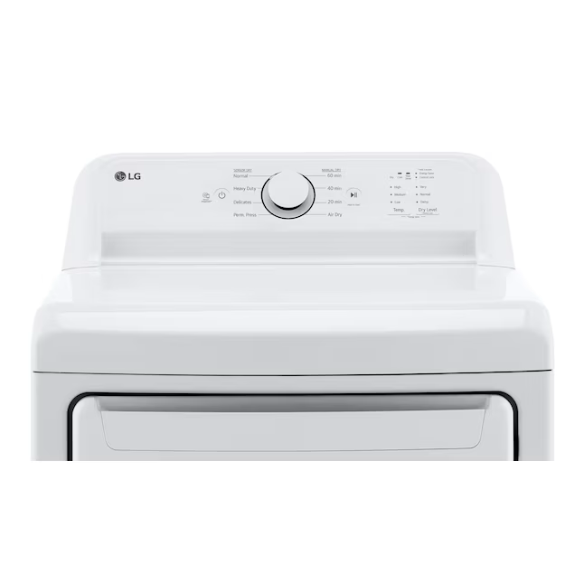 LG 7.3-cu ft Electric Dryer (White) ENERGY STAR