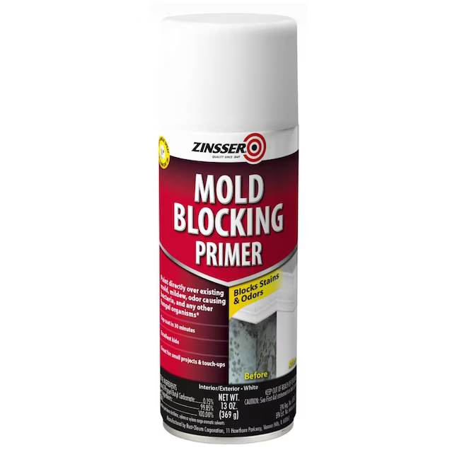 Zinsser Mold Blocking Primer Interior/Exterior High Hiding Oil-based W ...