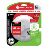 First Alert 10-Year Battery Hardwired Combination Smoke and Carbon Monoxide Detector