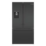 Bosch 500 Series 26-cu ft French Door Refrigerator with Ice Maker, Water and Ice Dispenser (Black Stainless Steel) ENERGY STAR