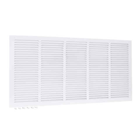 EZ-FLO 30 in. x 14 in. (Duct Size) Steel Return Air Grille White