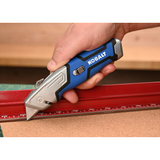 Kobalt 3/4-in 3-Blade Retractable Utility Knife with On Tool Blade Storage