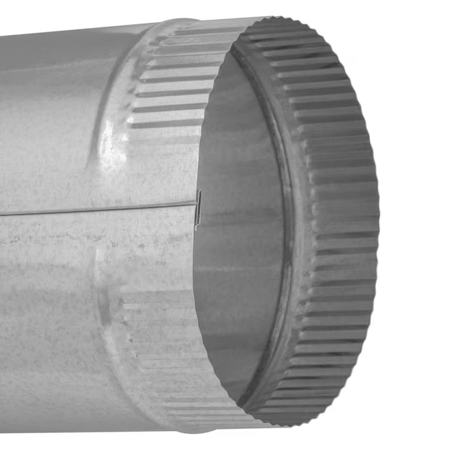 IMPERIAL 8-in x 60-in Galvanized Steel Round Duct Pipe