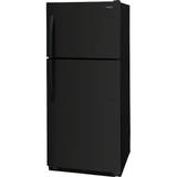 Frigidaire 20.5-cu ft Top-Freezer Refrigerator (Black)
