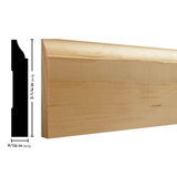 RELIABILT Moldura de zócalo Colonial de pino sin terminar 623 de 9/16 pulgadas x 3-1/4 pulgadas x 8 pies 