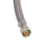 Eastman 8-ft 3/8-in Compression Inlet x 3/8-in Compression Outlet Stainless Steel Dishwasher Connector