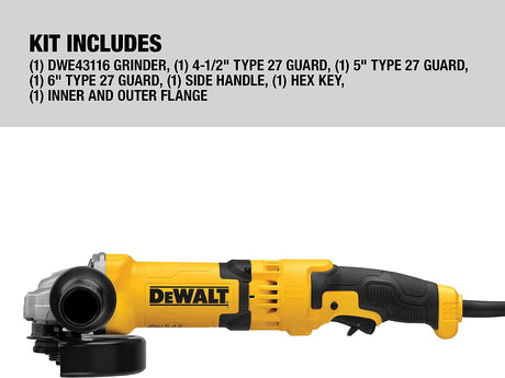 DeWalt Angle Grinder Tool, 4-1/2-Inch to 6-Inch, Trigger Switch