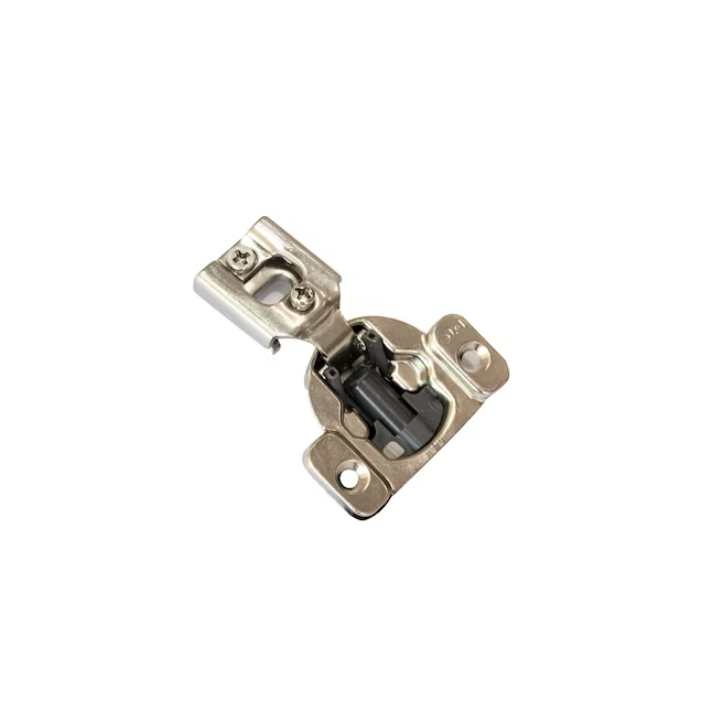 RELIABILT 105-Degree 1/2-in Overlay Concealed Soft Close Nickel Plated Cabinet Hinge, 1 Pair (2-Pieces)