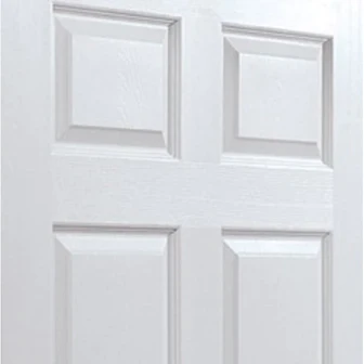 ReliaBilt Colonist 32-in x 80-in 6-panel Hollow Core Primed Molded Composite Slab Door Without Bore