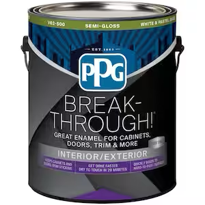 PPG Break-Through Innen-/Außentür-, Verkleidungs- und Schrankfarbe (Halbglanz, 1 Gallone)