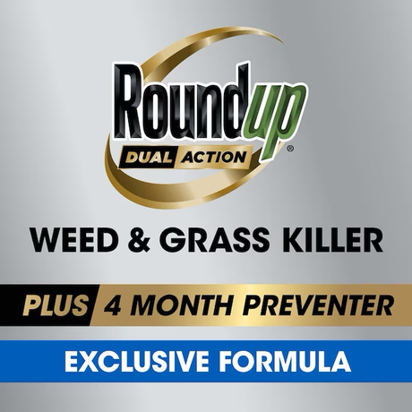 Roundup Dual Action Plus 4 Month Preventer Spray de gatillo de 1 galón para matar malezas y césped