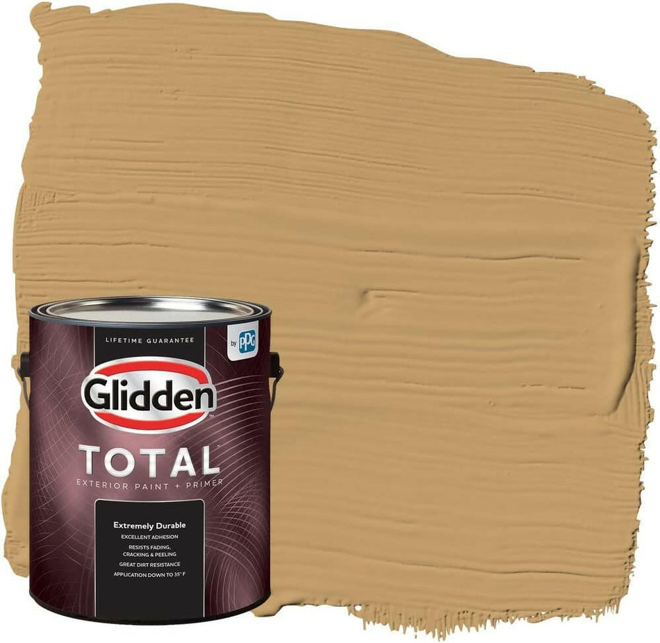 Glidden Total Exterior Paint & Primer Semi-Gloss, Welcome Home