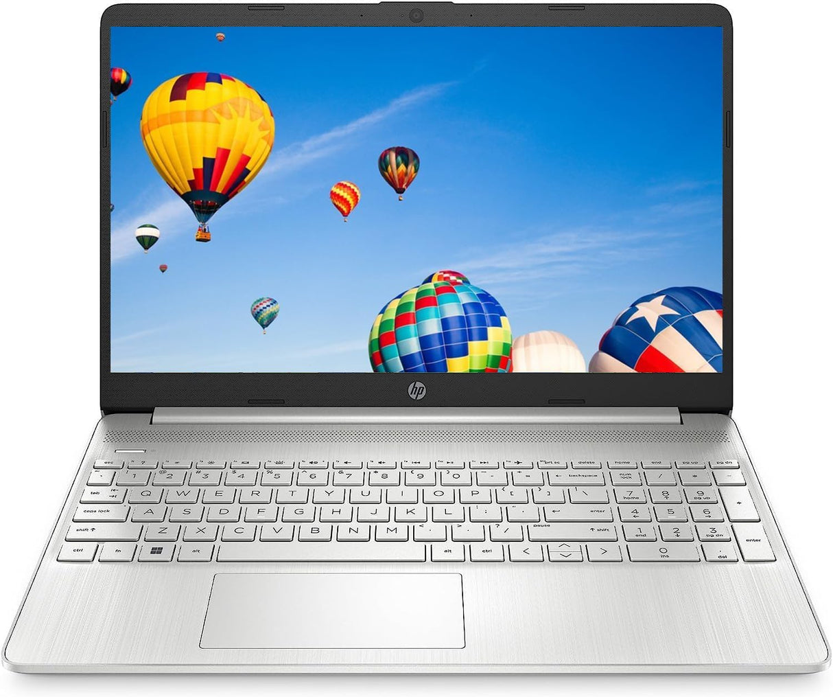 Laptop HP HD de 15,6", AMD Ryzen 5 5500U de 6 núcleos (hasta 4,0 GHz), 8 GB de RAM, 256 GB Windows 11 (plateado)