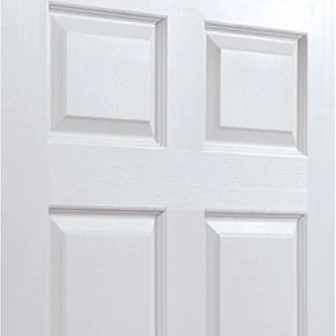 ReliaBilt Colonist 28-in x 80-in 6-panel Hollow Core Primed Molded Composite Slab Door Without Bore