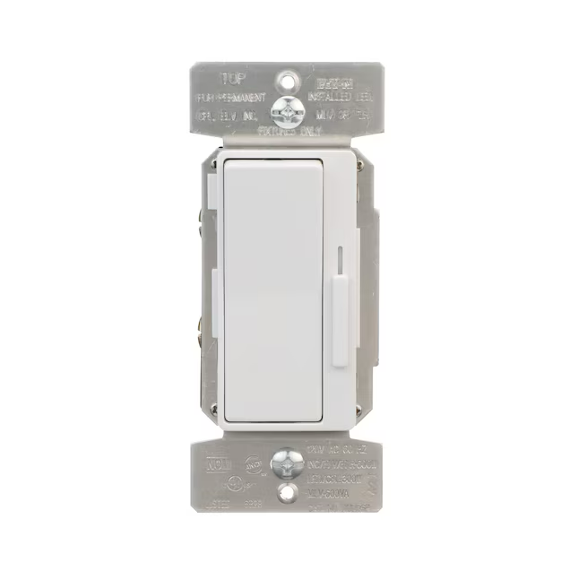 Eaton Atenuadores universales Atenuador de luz LED decorativo unipolar/3 vías, blanco (paquete de 2)