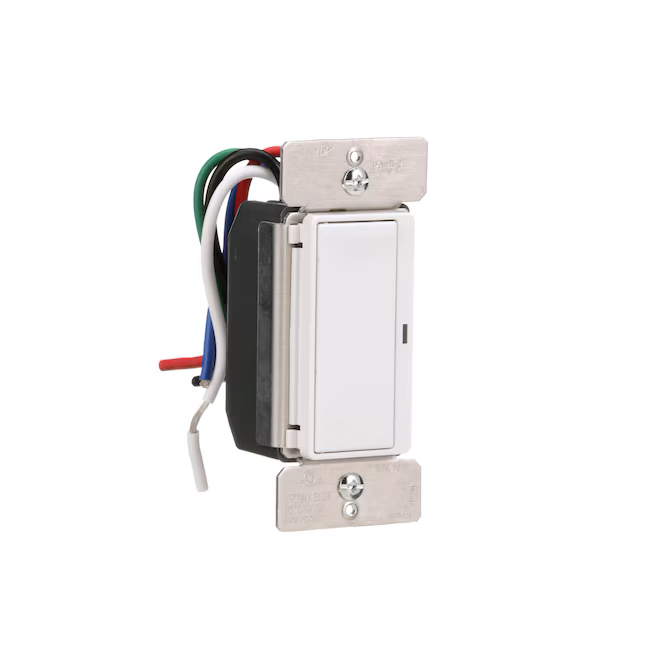 Eaton Z-Wave Plus 15-amp Single-pole/3-way Smart Push Master Light Switch, White