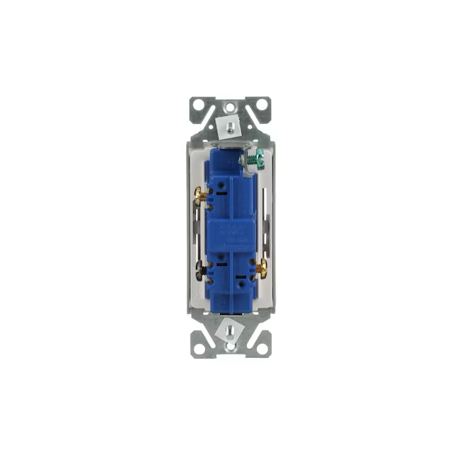 Eaton Interruptor de luz basculante de 3 vías, 15 amperios, color blanco (paquete de 6)