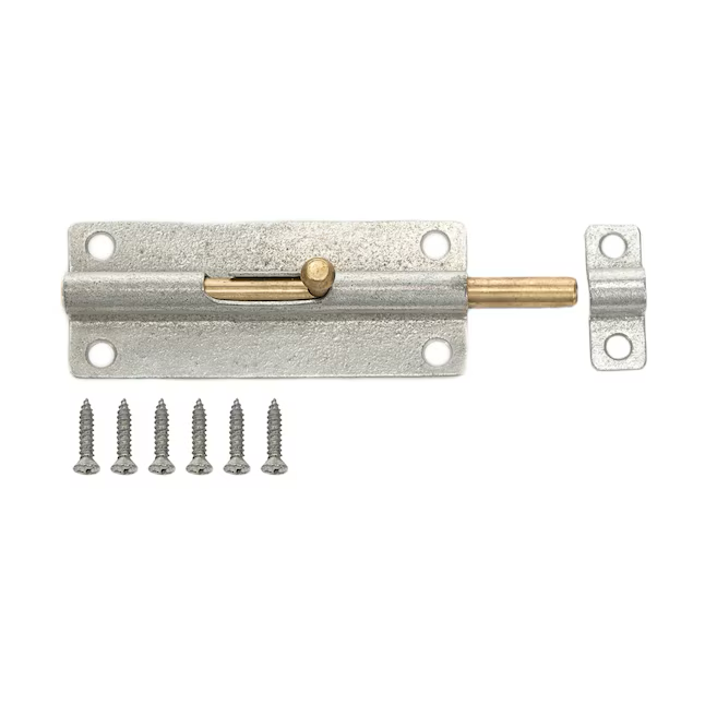 RELIABILT 5-in Galvanized Steel Barrel Bolt