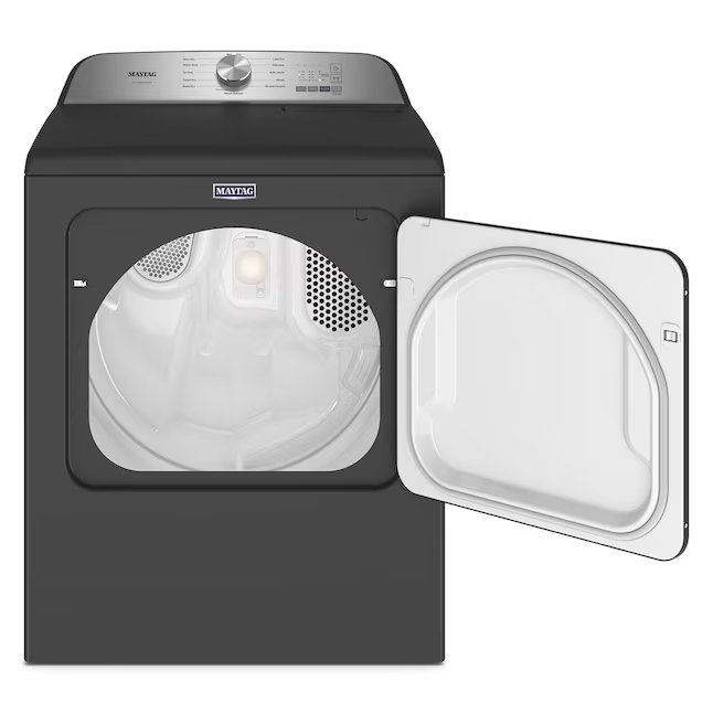 Maytag Pet Pro 7-cu ft Steam Cycle Electric Dryer (Volcano Black)