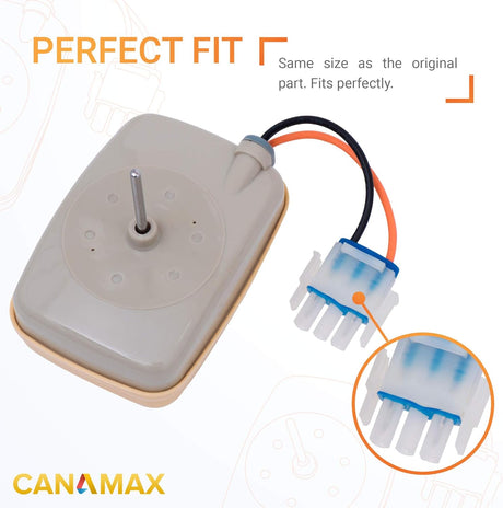 Canamax Refrigerator Evaporator Fan Motor Replacement