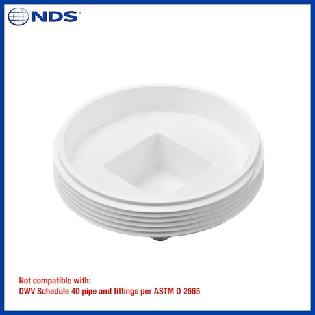 NDS 4-in PVC Sewer and Drain Plug