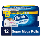 Charmin Ultra Soft Super Mega 12-Pack 2-ply Toilet Paper
