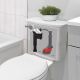 Korky Universal-Toilettenfüllventil und 2-Zoll-Klappensatz