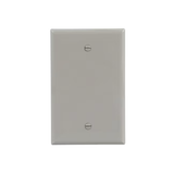 Placa de pared en blanco para interiores de policarbonato gris de tamaño mediano de 1 unidad Eaton