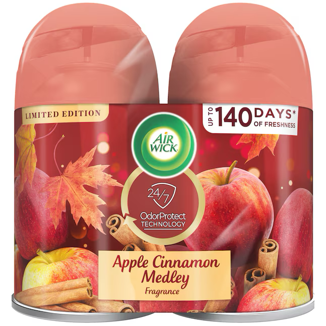 Air Wick 5.89-fl oz Apple Cinnamon Refill Air Freshener (2-Pack)