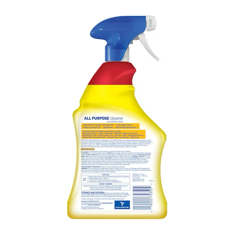 LYSOL Limpiador multiuso líquido desinfectante Lemon Breeze de 32 oz