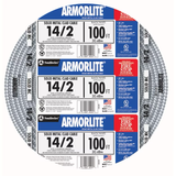 Southwire Armorlite 100-ft 14/2 Solid Aluminum Mc Cable