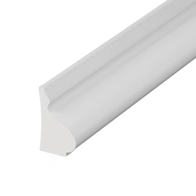 Royal Building Products 11/16-in x 8-ft Colonial Unfinished PVC 2450 Baseboard Moulding