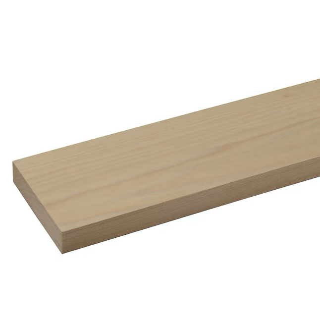 RELIABILT 1-in x 4-in x 12-ft Unfinished Poplar Board
