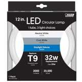 Feit Electric Color select 32-Watt EQ Cool White G24Q-2 Pin Base LED Light Bulb