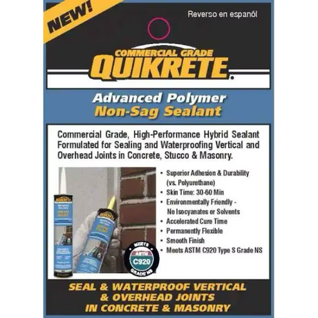 Quikrete Advanced Polymer Non-Sag 10-oz Repair