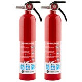 First Alert Rechargeable 1-a:10-b:c Residential Fire Extinguisher (2-Pack)