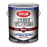 Krylon White Rust Tough Gloss Direkt-zu-Metall-Emaille-Innen-/Außenfarbe auf Ölbasis (1 Gallone)