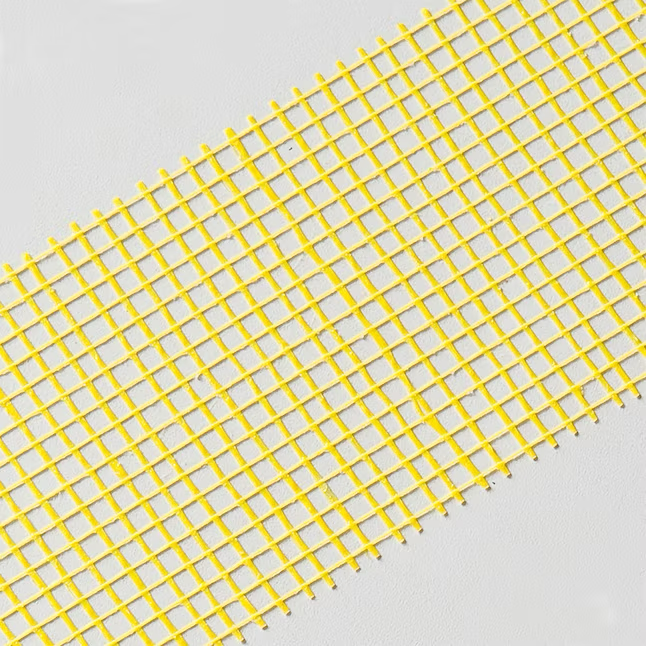 Saint-Gobain ADFORS FibaTape Standard Yellow Cinta autoadhesiva para juntas de construcción de malla de 1,875 pulgadas x 180 pies