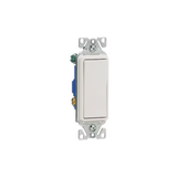 Eaton Interruptor de luz basculante de 3 vías, 15 amperios, color blanco (paquete de 6)