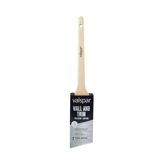 Valspar 2-in Reusable Nylon- Polyester Blend Angle Paint Brush (General Purpose Brush)